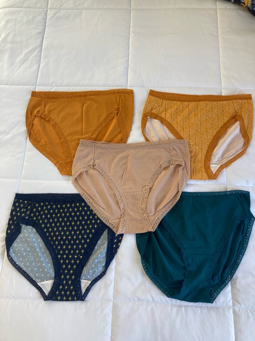 5 pair. Size small Soma underwear. New, never worn.